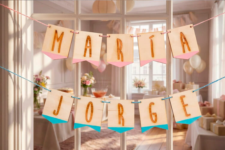 guirnaldas baby shower
